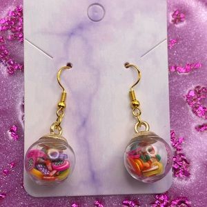 3 for $12 - Fruit Globe Earrings